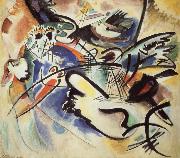 Wassily Kandinsky Kompozicio Voros es fekete oil painting on canvas
